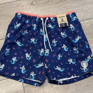 Chubbies Swim Trunks Triton of the Seas 5.5" Inseam Swim Shorts Small Summer